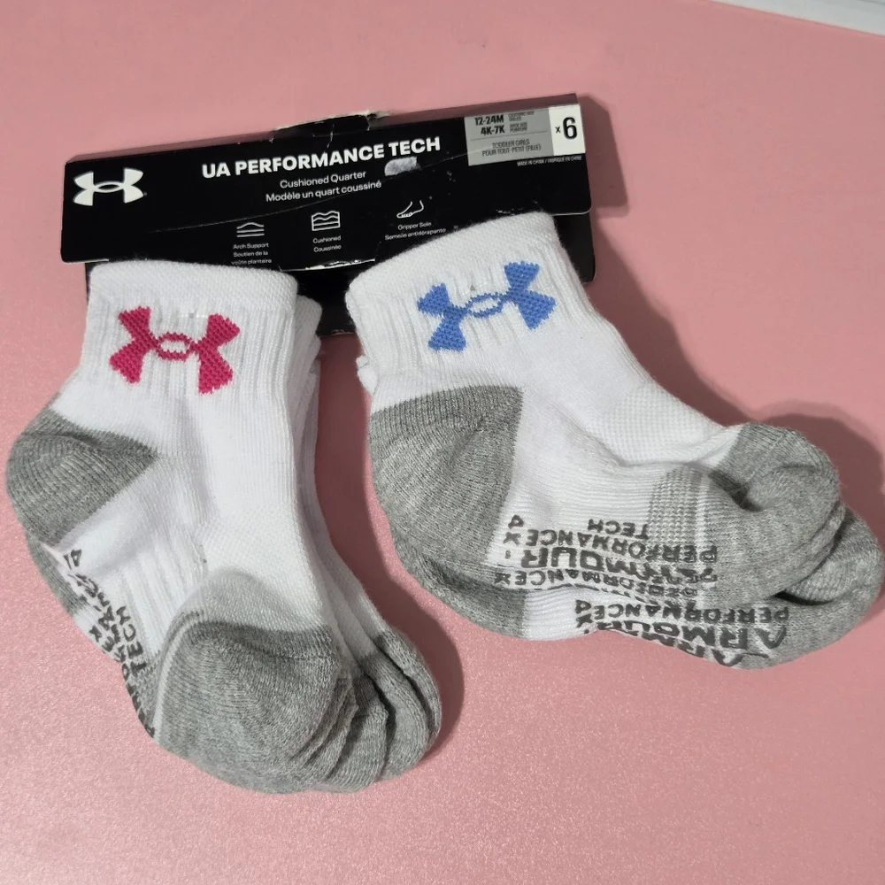 Under Armour 6PK UA PERFORMANCE TECH Cushioned 12-24M